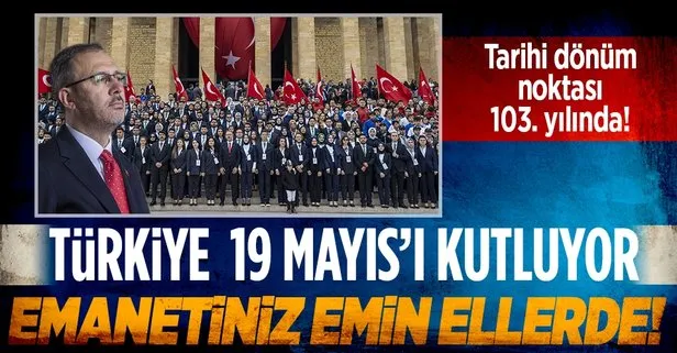 103 yıldır süren coşku! 19 Mayıs Atatürk’ü Anma, Gençlik ve Spor Bayramı tüm yurtta kutlanıyor