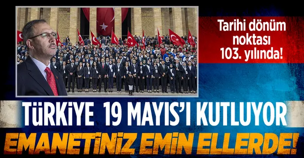 103 yıldır süren coşku! 19 Mayıs Atatürk'ü Anma, Gençlik ve Spor Bayramı tüm yurtta kutlanıyor