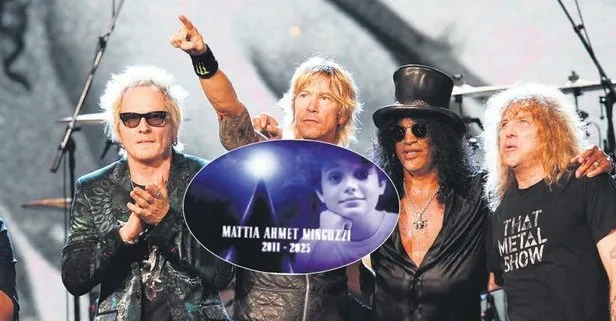 Guns N’ Roses Mattia Ahmet Minguzzi’yi unutmadı