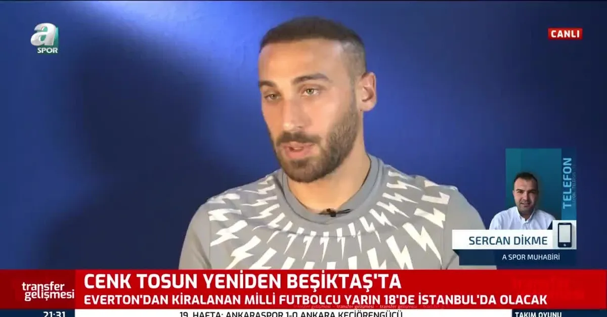 Cenk Tosun yeniden Beşiktaş'ta!