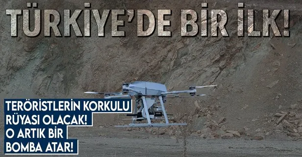 Türkiye’de bir ilk! Milli silahlı drone sistemi ’Songar’ bomba atara dönüştü!
