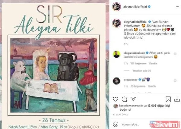 Aleyna Tilki gelinliğini giydi Cemal Can Canseven ile Ersay Üner’i şahit yaptı! ‘Evet’ diye bağırdı o anlar sosyal medyaya damga vurdu - 1