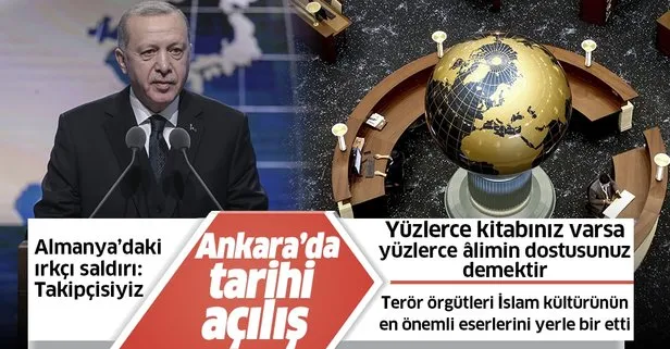 Başkan Erdoğan’dan Cumhurbaşkanlığı Millet Kütüphanesi’nin açılışında önemli açıklamalar