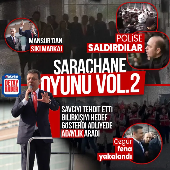Adliyede adaylık arayışı: Savcıyı tehdit etti bilirkişiyi hedef gösterdi! Ekrem İmamoğlu ifade verdi | Çağlayanda provokasyon | Mansur Yavaştan sıkı markaj