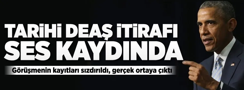 Tarihi itiraf ses kaydında