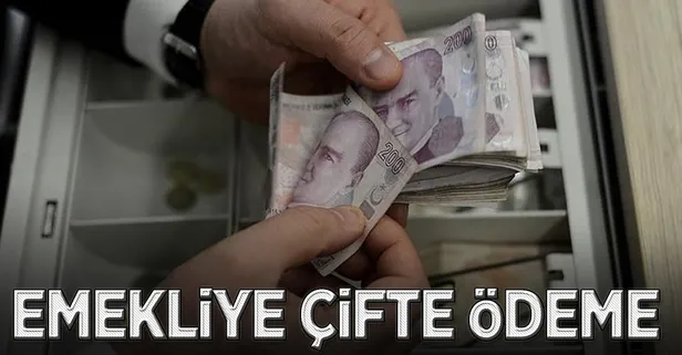 Emekliye çifte ödeme