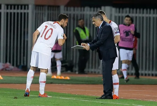Şenol Güneş yönetiminde Türkiye, Arnavutluk'u deplasmanda 2-0 mağlup etti-2