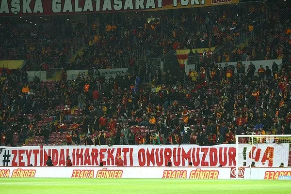 Galatasaray taraftarından Zeytin Dalı Harekatı’na destek-2