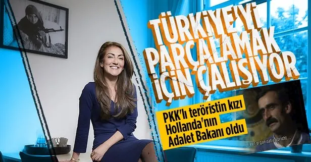 Tunceli’den kaçan PKK’lı teröristin kızı Dilan Yeşilgöz, Hollanda’nın Adalet Bakanı oldu