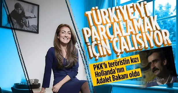 PKK’lı teröristin kızı Hollanda’nın Adalet Bakanı oldu