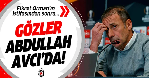 Beşiktaş Teknik Direktörü Abdullah Avcı istifa etmiyor