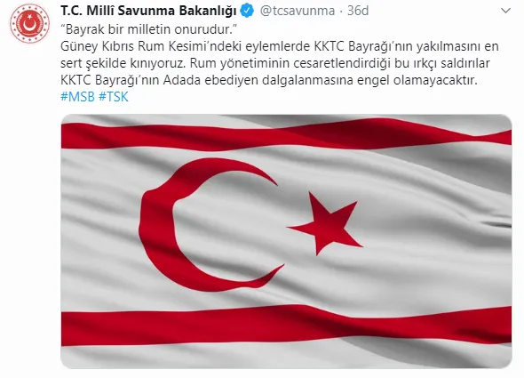 MSB'den flaş KKTC açıklaması: "En sert şekilde kınıyoruz"-1