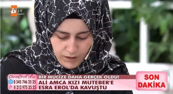 canli-yayinda-duygusal-anlar-ali-karacabay-kizi-mutebere-esra-erolda-kavustu-mutebere-bunlari-yasatanlara-hesabini-soracagim-1620230876294.jpg Canlı yayında duygusal anlar! Ali Karacabay kızı Muteber'e Esra Erol'da kavuştu “Muteber'e bunları yaşatanlara hesabını soracağım”-4