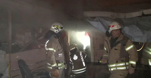 Ataşehir'de kısıtlama sabahı yangın paniği!