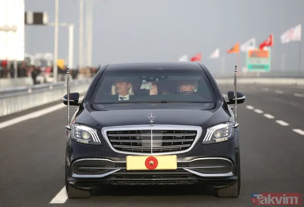 Başkan Erdoğan kurdeleyi kesip direksiyon başına geçti! Kuzey Marmara Otoyolu Kınalı-Odayeri Kesimi açıldı - 10