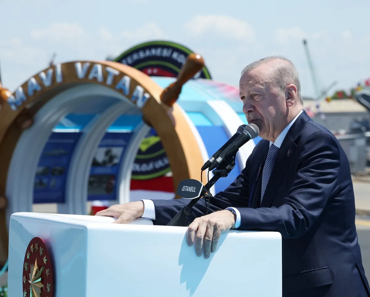 Başkan Erdoğan gemi teslimat töreninde açıkladı: "Bir ilki gerçekleştirdik"-6