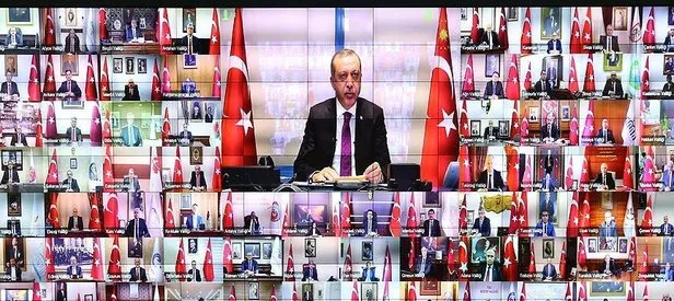 Erdoğan’dan 81 il valisiyle telekonferans
