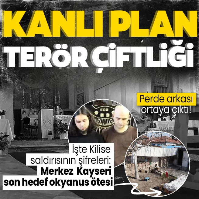 Santa Maria Kilisesine gerçekleştirilen saldırının şifreleri ortaya çıktı | İlk hedefleri St. Antuan Kilisesiymiş! Merkez Kayseri hedef ABD