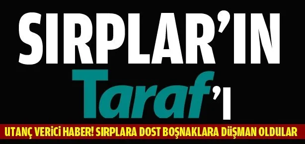 Taraf’tan utanç verici haber!