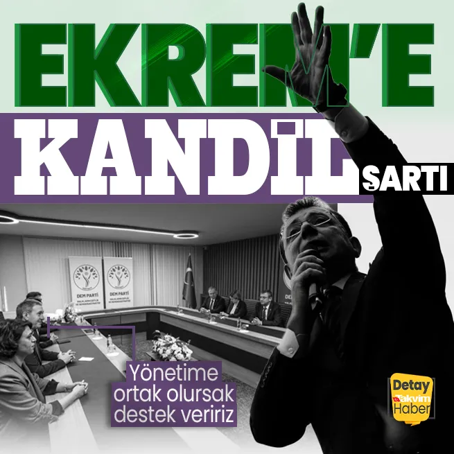 DEMden CHPye İstanbul şartı! Yönetime ortak olursak destek veririz