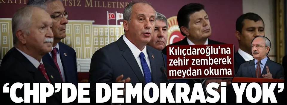 Demokrasi CHP’de yok ki!