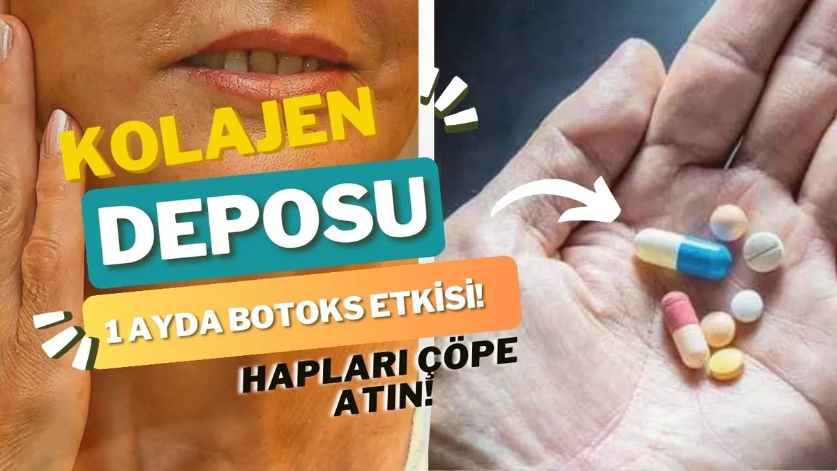 Bu 5 besin 30 günde doğal botoks yapacak! Kolajen haplarını unutun!