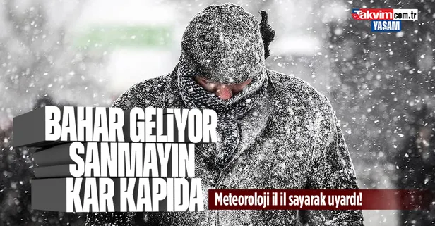 Meteorolojiden 10 il için yoğun kar yağışı uyarısı!