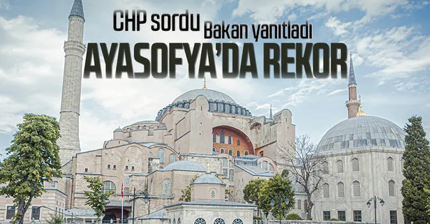 Kültür ve Turizm Bakanı Mehmet Nuri Ersoy Ayasofya’nın son beş yıllık bilançosunu açıkladı!