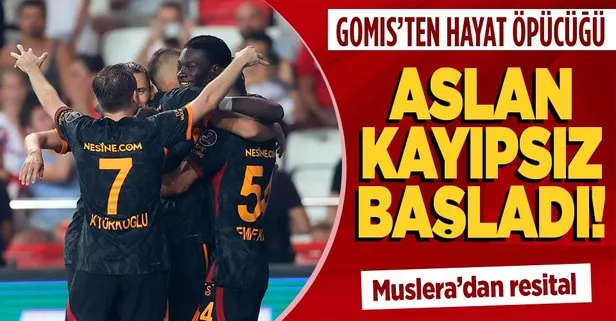 Gomis’ten hayat öpücüğü! Aslan’dan 3 puanlı başlangıç  Antalyaspor 0-1  Galatasaray | MAÇ SONUCU ÖZET