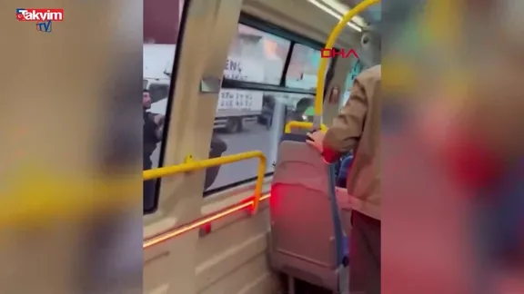 Kağıthane’de minibüs şoföründen meslektaşına tekme tokat saldırı