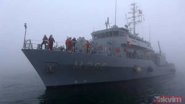 Mayın tarama gemisi TCG Amasra Kırklareli İğneada açıklarında mayın arayacak - 10