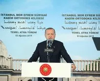 Erdoğan, İstanbul’da Ortodoks Kilisesinin temelini attı