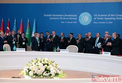 Başkan Erdoğan Türk Dili Konuşan Ülkeler İş Birliği Konseyi 7. Zirvesi’ne katıldı
