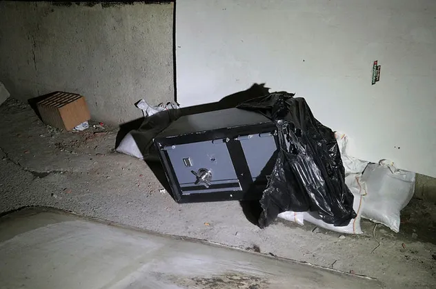 İzmir'de sokak ortasında çelik kasa bulundu!