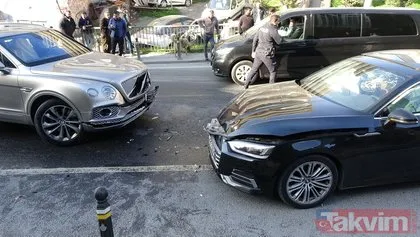 İstanbul’da 3 milyonluk kaza! Sabah satın aldığı lüks otomobille ultra lüks cipe çarptı