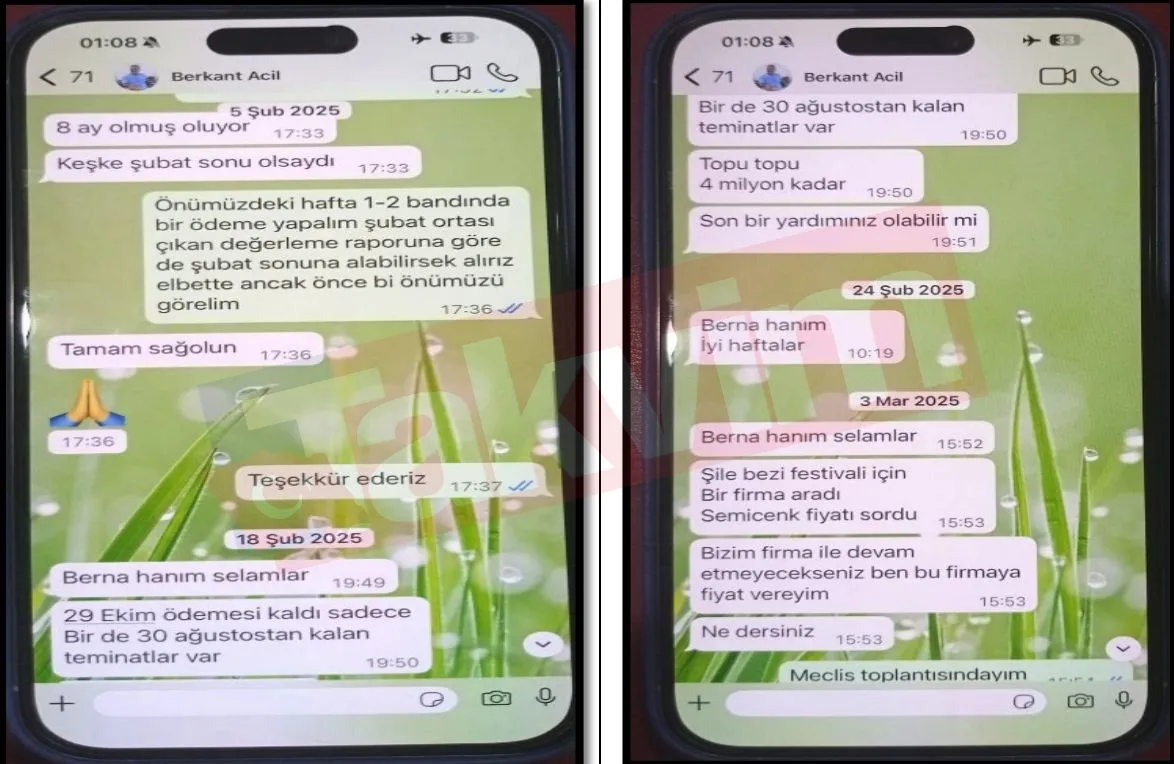 Şile Belediyesi'nin festival vurgununda "Ahbap" izi: Haluk Levent’in kardeşinin Whatsapp yazışmaları çıktı! Spikerle gayrimeşru ilişki dosyada-9