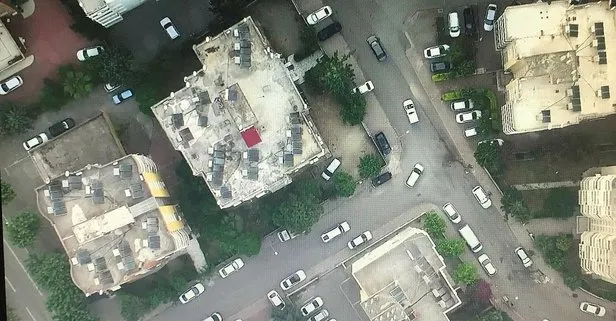 FETÖ’ye şafak operasyonu drone ile görüntülendi
