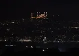 Çamlıca Camii’nde yapılan ışık testleri görsel şölen oluşturdu