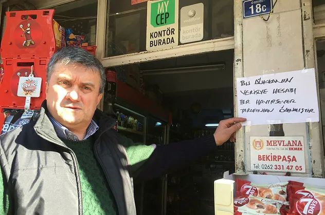 Gizemli yardımsever bu kez de İzmit'te ortaya çıktı