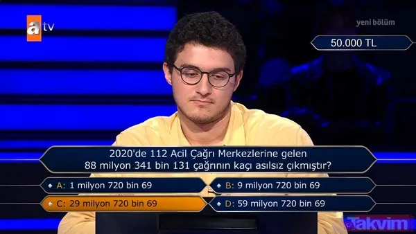 Kenan İmirzalıoğlu sordu, Kim Milyoner Olmak İster'de Yeşilçam rüzgarı esti! Neşeli Günler, Münir Özkul ve Adile Naşit... - 31