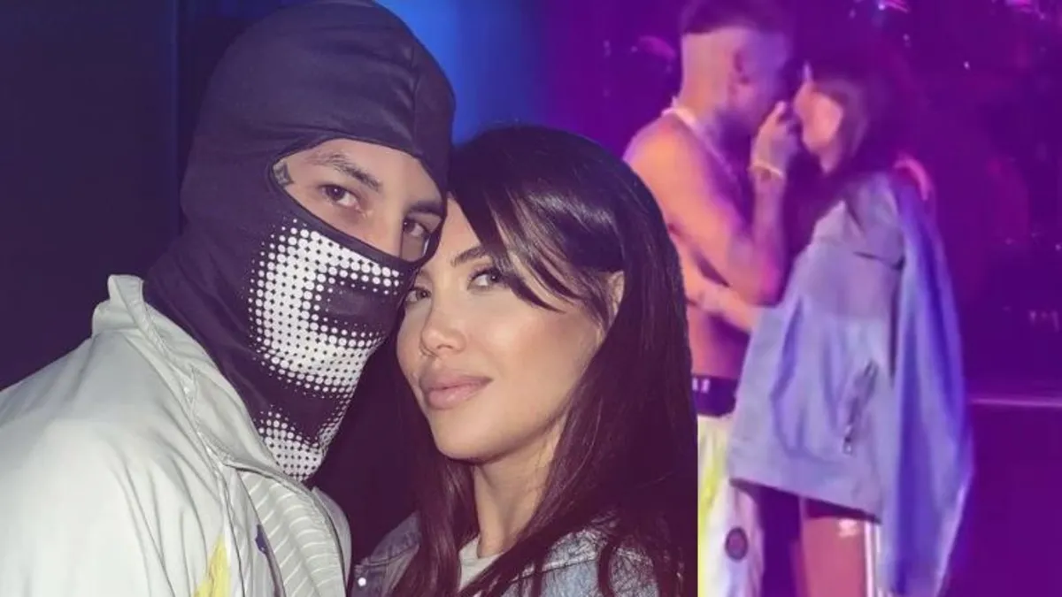 Mauro Icardi’ye bir hançer daha! Wanda Nara’dan 13 yaş küçük sevgilisi L-Gante’ye sahnede öpücük