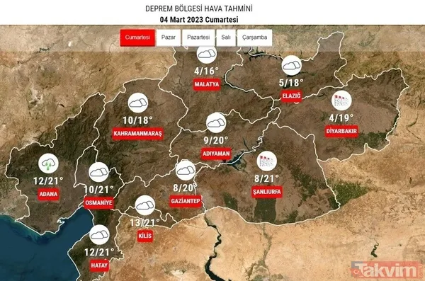HAVA DURUMU | Meteoroloji'den sağanak yağış uyarısı! Harita paylaşıldı | 4 Mart 2023 hava durumu - 9