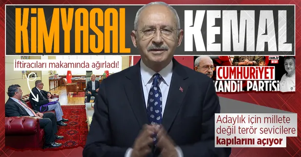 Kemal Kılıçdaroğlu'ndan skandal kabul: 'Kimyasal silah iftirasının merkezi' TTB'nin heyetini ağırladı