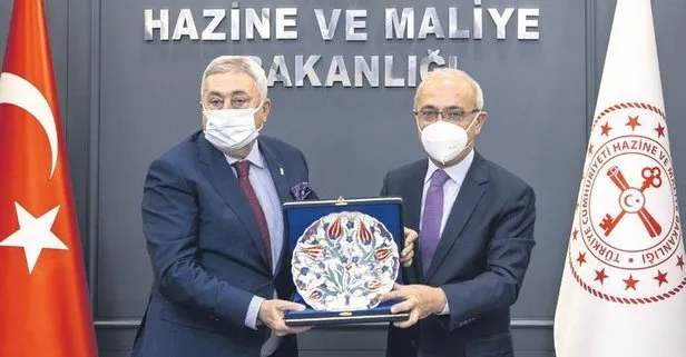 TESK, TİSK ve Türk-İş Yönetim Kurulu üyelerini kabul etti