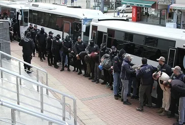 DEAŞ operasyonunda yakalananlar adliyeye sevk edildi