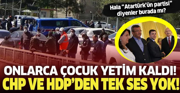 CHP ve HDP PKK'nın Diyarbakır'da 21 çocuğu yetim bırakan kalleş saldırısına sessiz kaldı