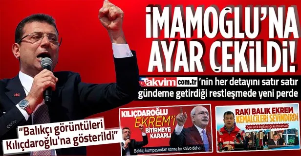 Görüntüleri Kılıçdaroğlu gördü Ekrem’e ayar çekildi