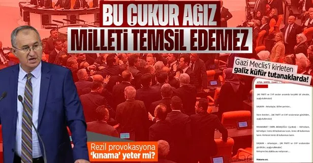 Gazi Meclis’i kirleten ahlaksız provokasyon! ’Kınama’ cezası alan CHP’li Atila Sertel’in AK Partililere ettiği galiz küfür tutanakta