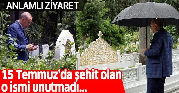 Başkan Erdoğan'dan kabir ziyaretleri