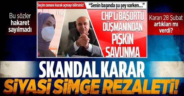 Mahkemeden skandal karar: Başörtülü doktora hakaret iddiasıyla yargılanan CHP’li meclis üyesi beraat etti